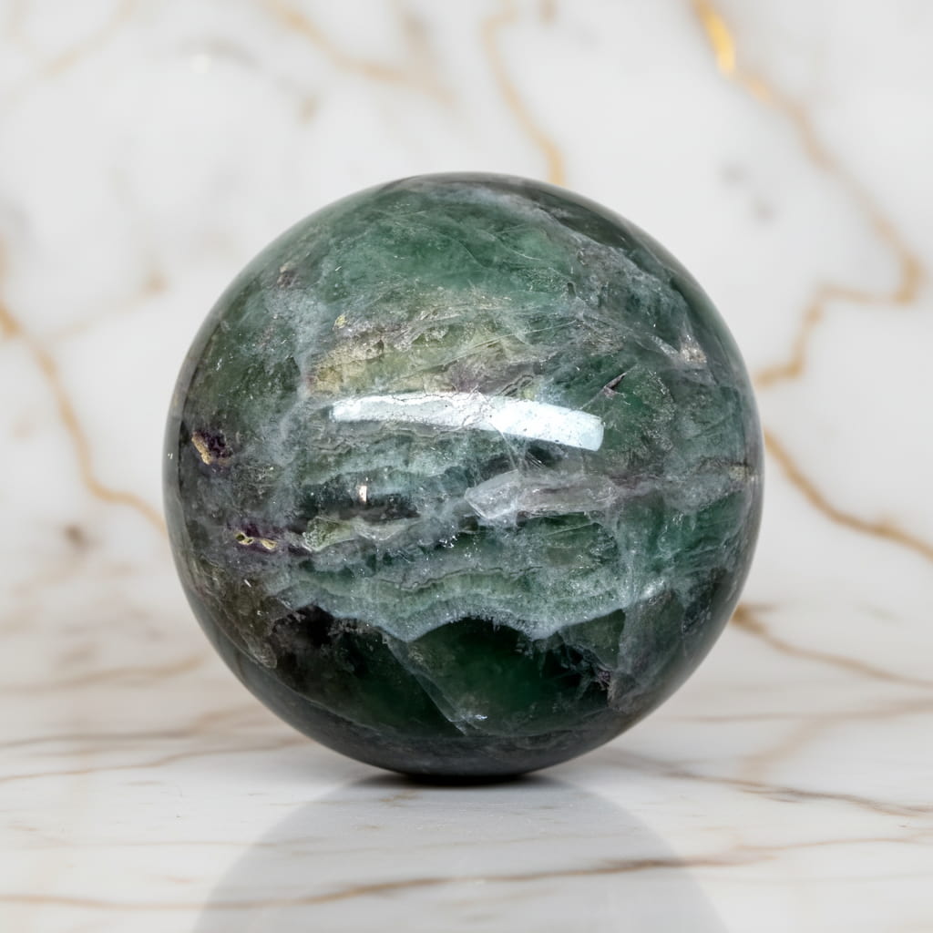 Fluorit Kugel – Freiheit & Einklang CrystalScents