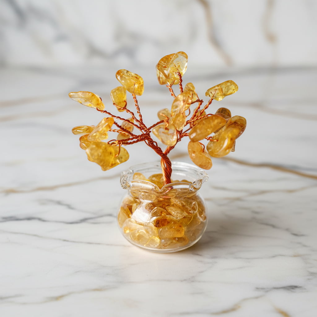 Mini Citrin Baum - Sonnige Erinnerungen CrystalScents