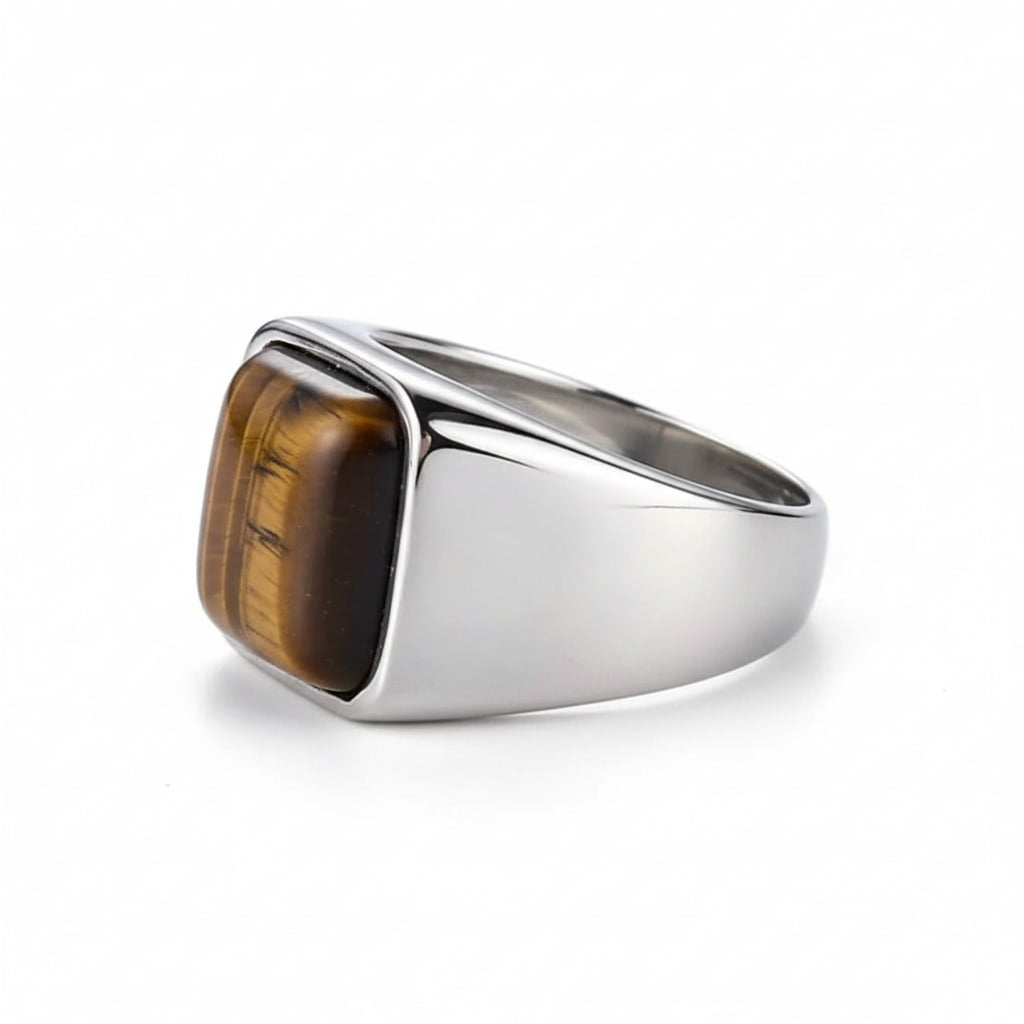 Tigerauge Ring - Modern & Kraftvoll CrystalScents