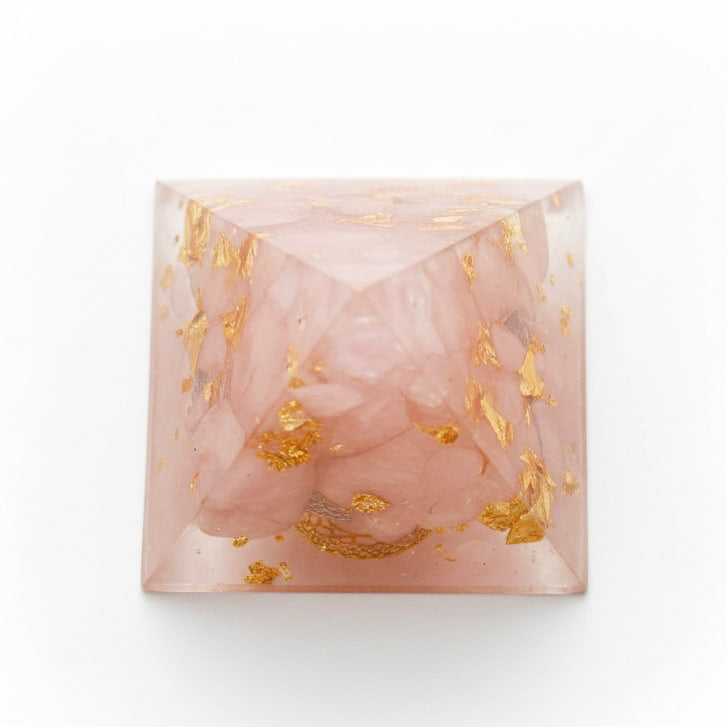 Rosenquarz Pyramide – Harmonie & Freude CrystalScents