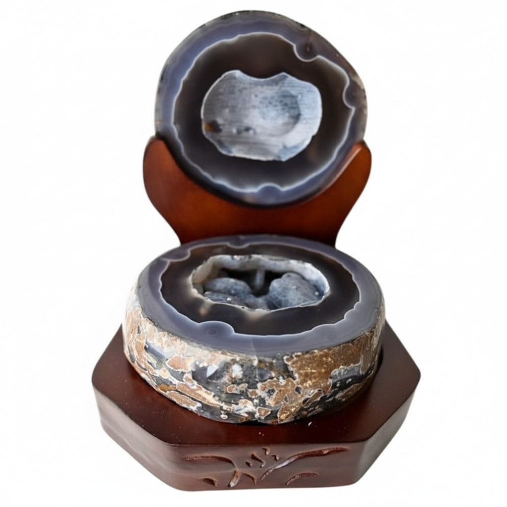 Achat Truhe auf dekorativer Basis CrystalScents