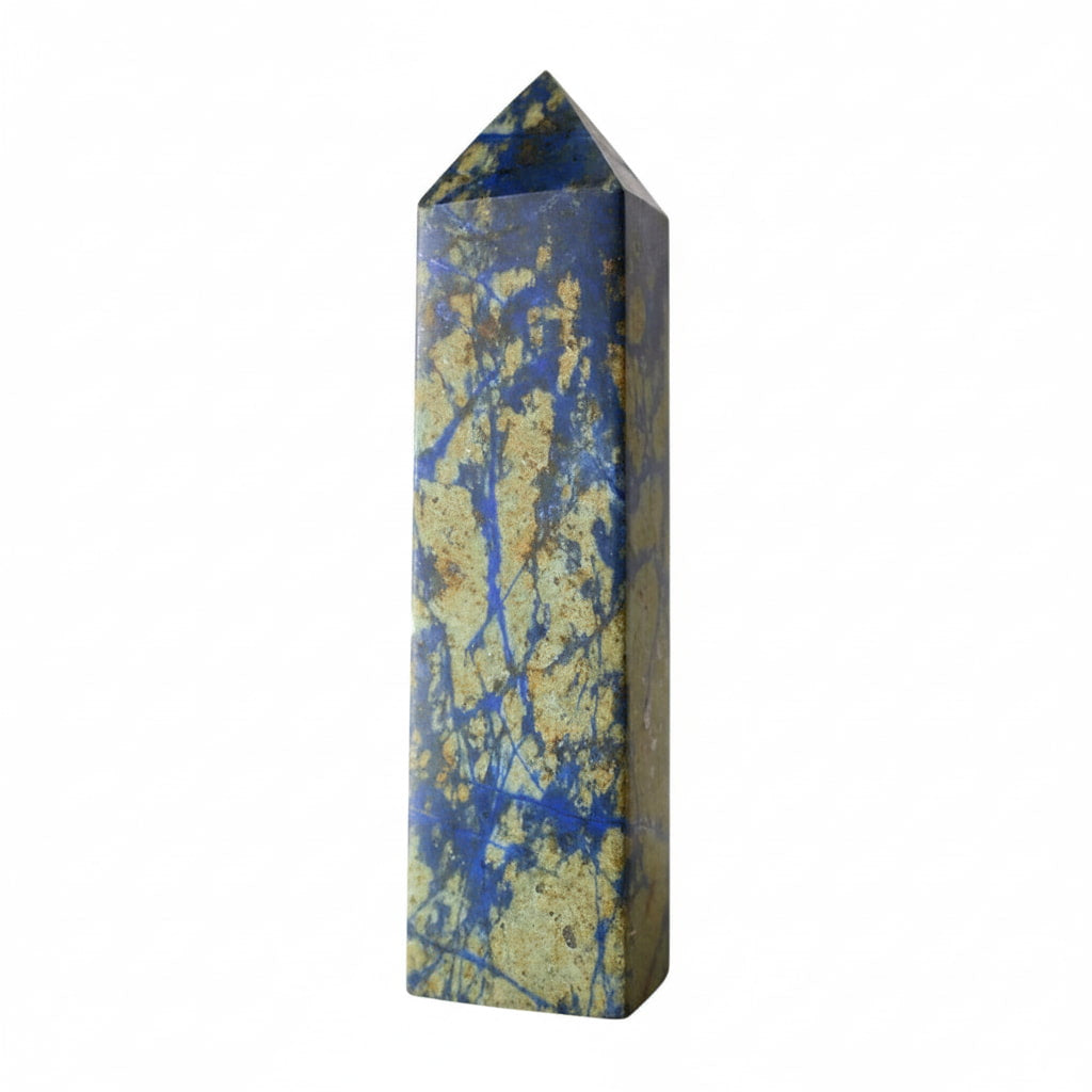 Phönix Lapislazuli Obelisk – Dekoratives Schmuckstück CrystalScents