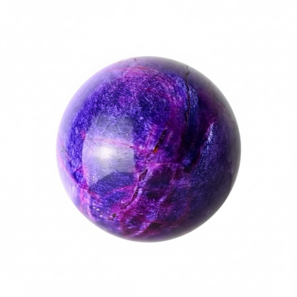 Lila Mondstein Kugel – Mystisches Kristalljuwel CrystalScents