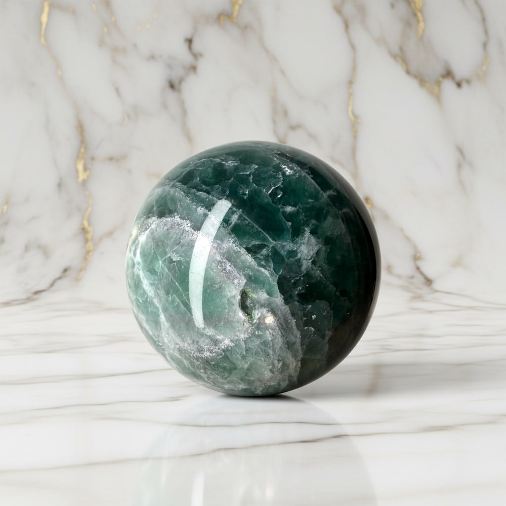 Fluorit Kugel – Intensives Naturjuwel CrystalScents