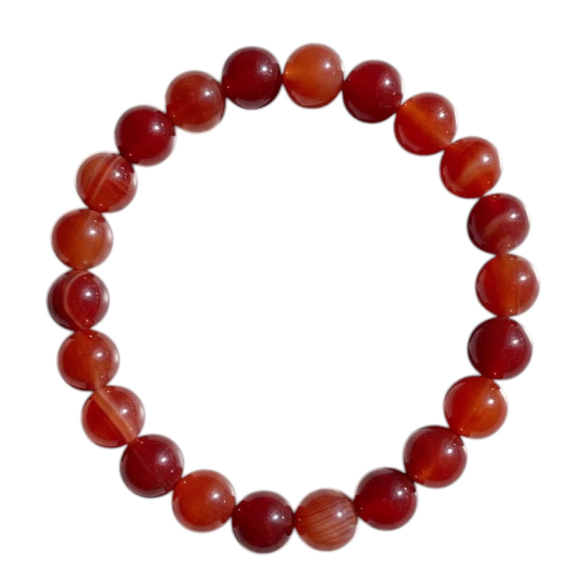 Karneol Kugelarmband – Lebensfreude & innere Stärke CrystalScents