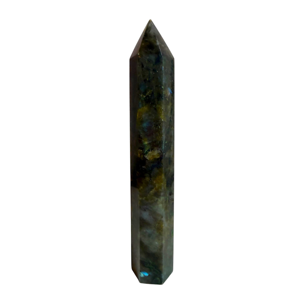 Labradorit Obelisk – Licht & Leidenschaft CrystalScents
