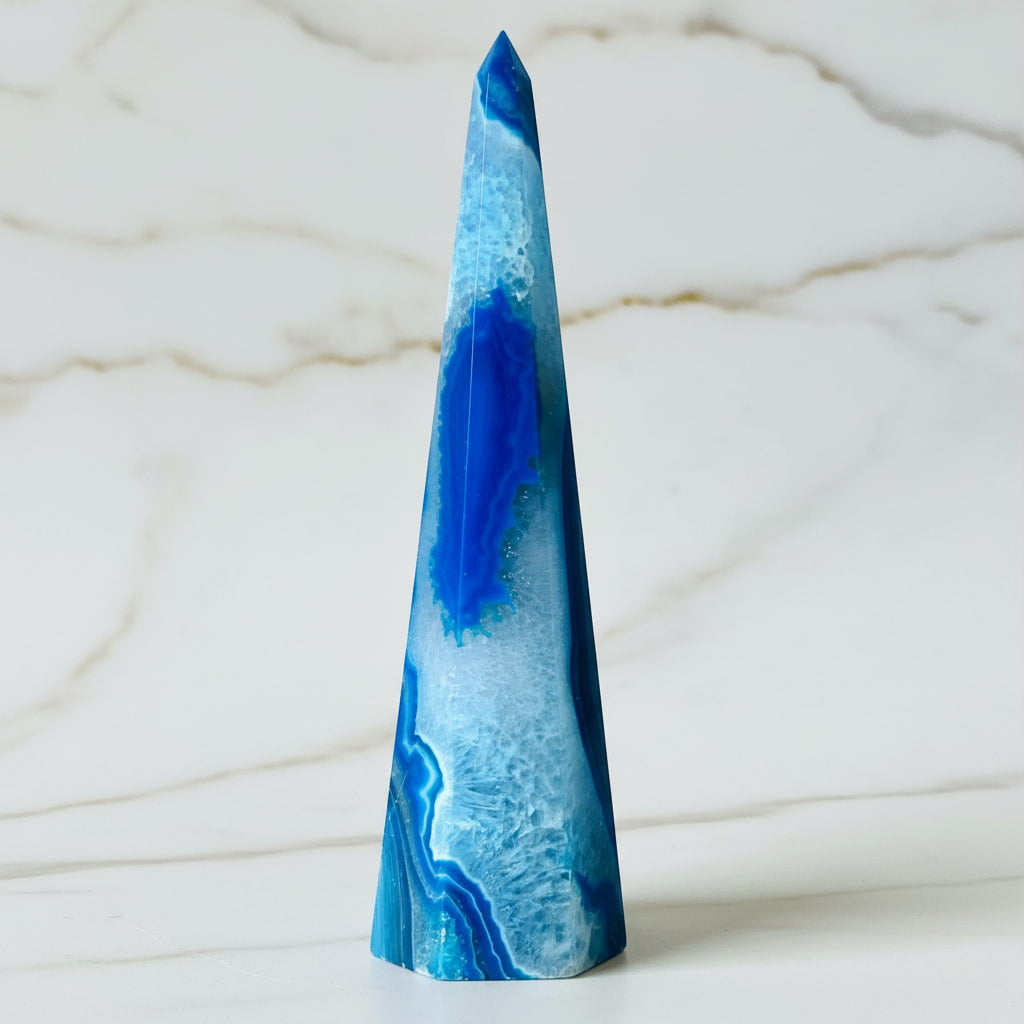 Achat Obelisk – für Meditation & Raumenergie CrystalScents