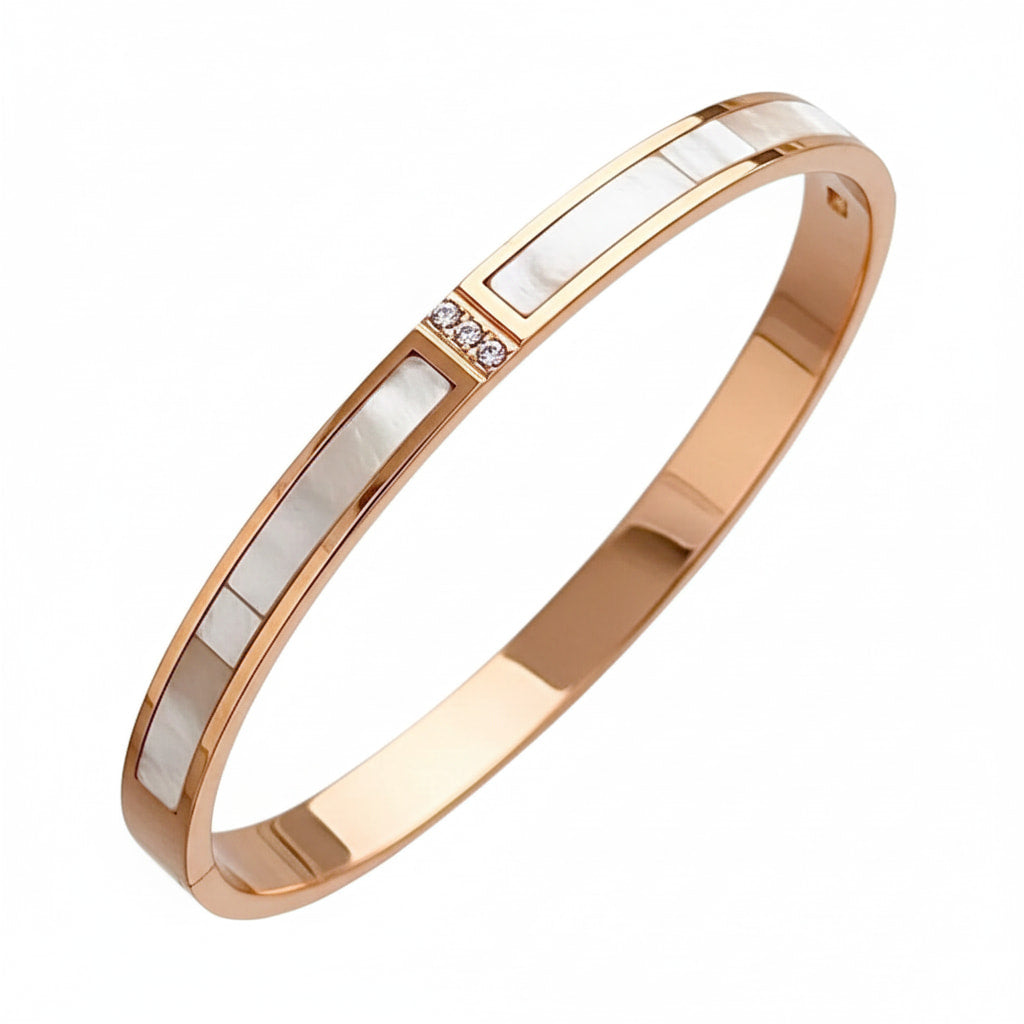 Armband - Roségold mit Perlmutt CrystalScents