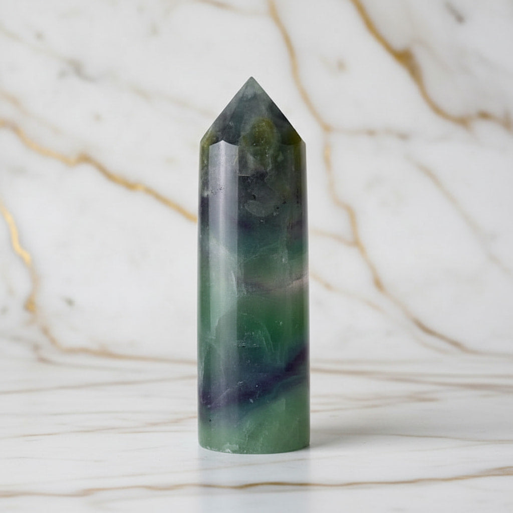 Fluorit Obelisk – Kraftvoll & Intensiv CrystalScents