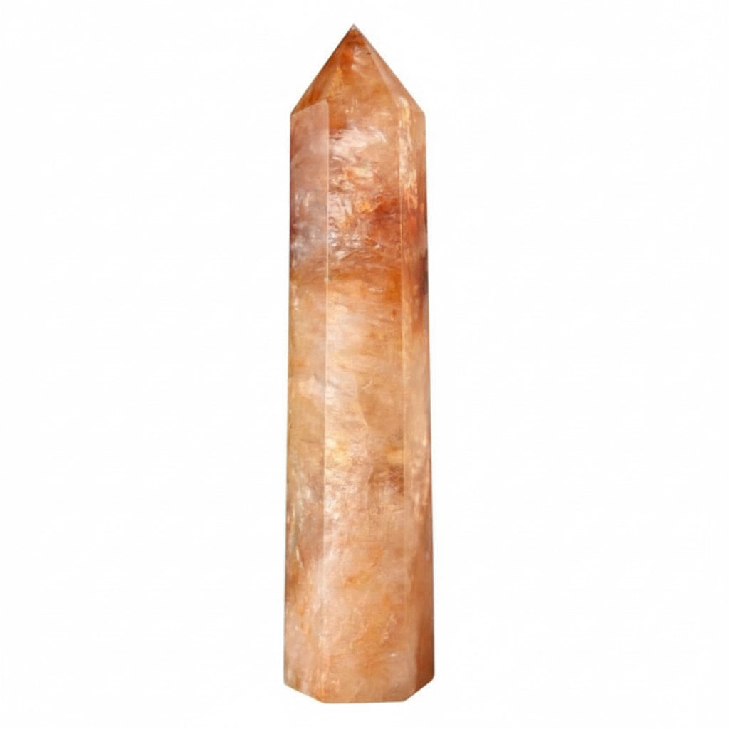 Feuerquarz Obelisk – Mut & innere Stärke CrystalScents