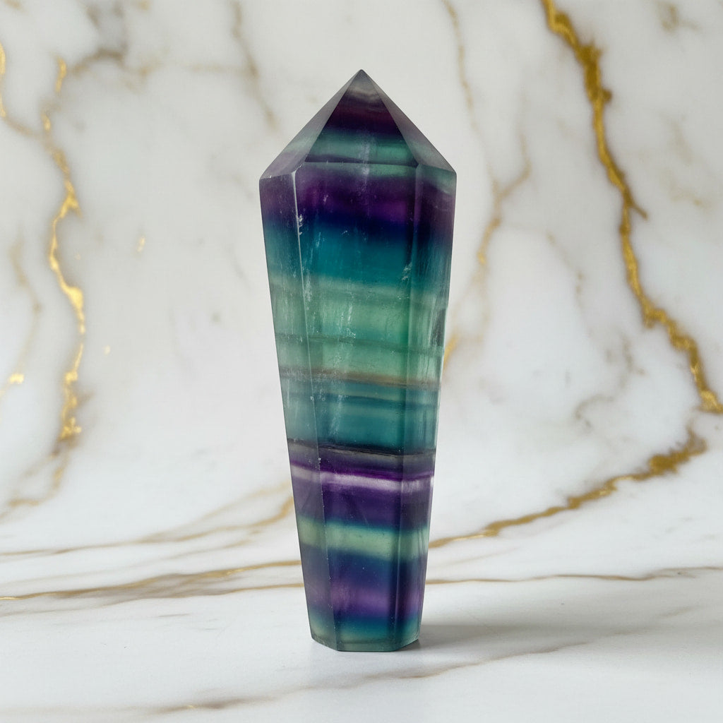 Fluorit Zepter – Dekoratives Kristallobjekt CrystalScents
