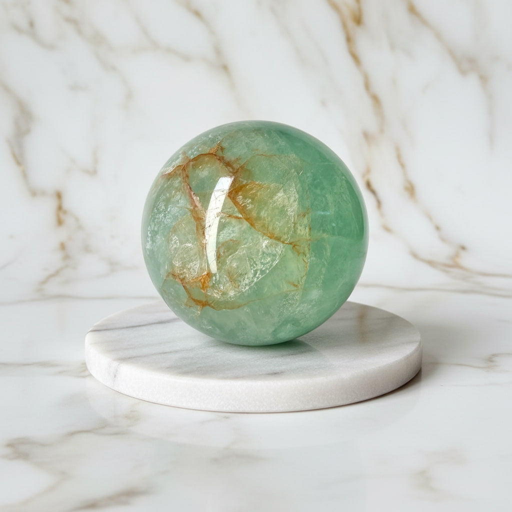 Fluorit Kugel – Leuchtendes Highlight CrystalScents