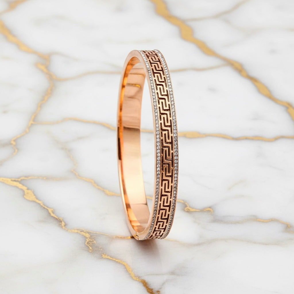 Armband mit Glanzdetails in Roségold CrystalScents