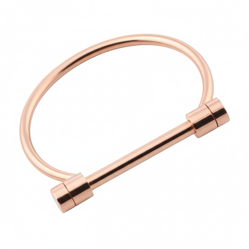Armreif mit Stabschraube – Warme Akzente CrystalScents