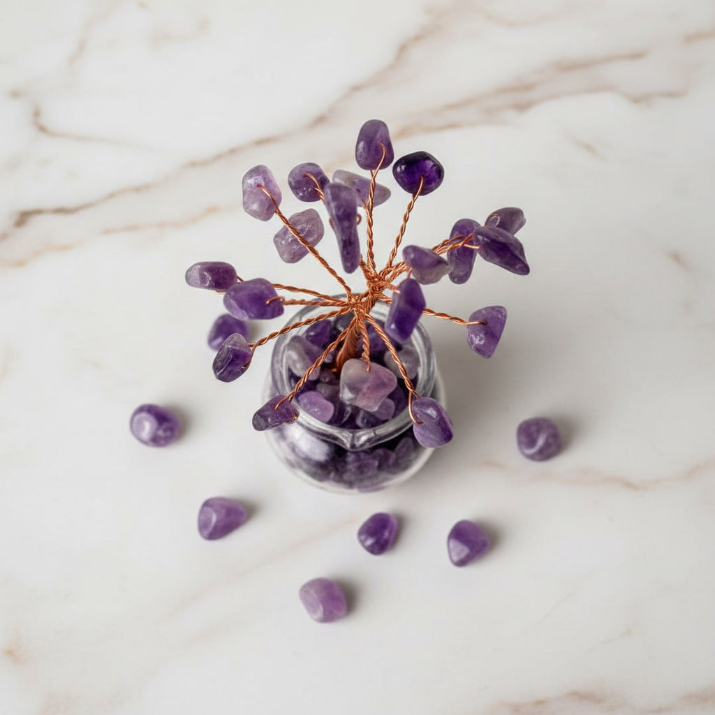 Mini Amethyst Baum – Harmonie & Balance CrystalScents