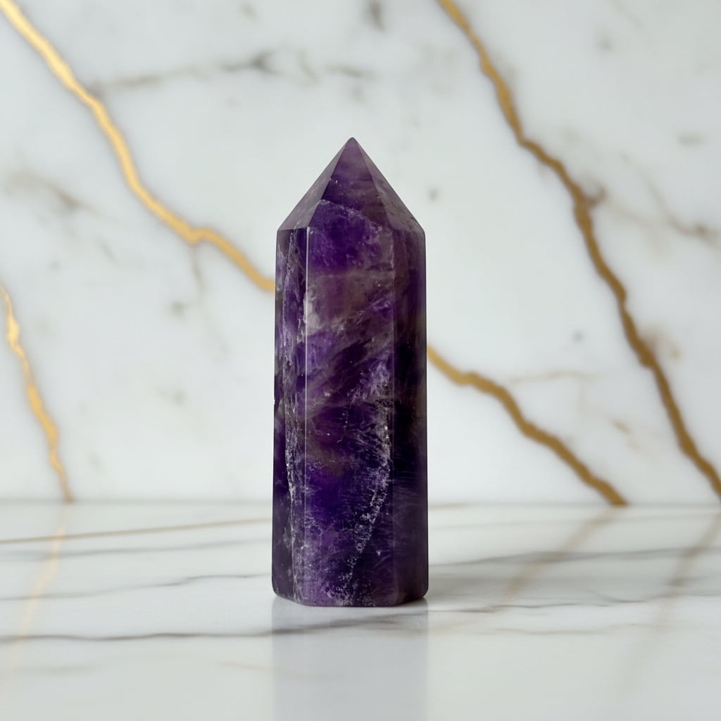 Mini Amethyst Obelisk - Gebündelte Kraft CrystalScents
