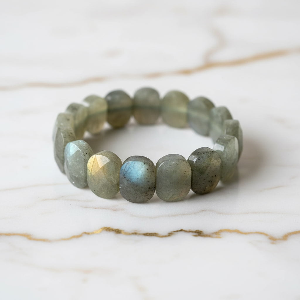 Labradorit Facettenarmband - Sunset Schimmer CrystalScents