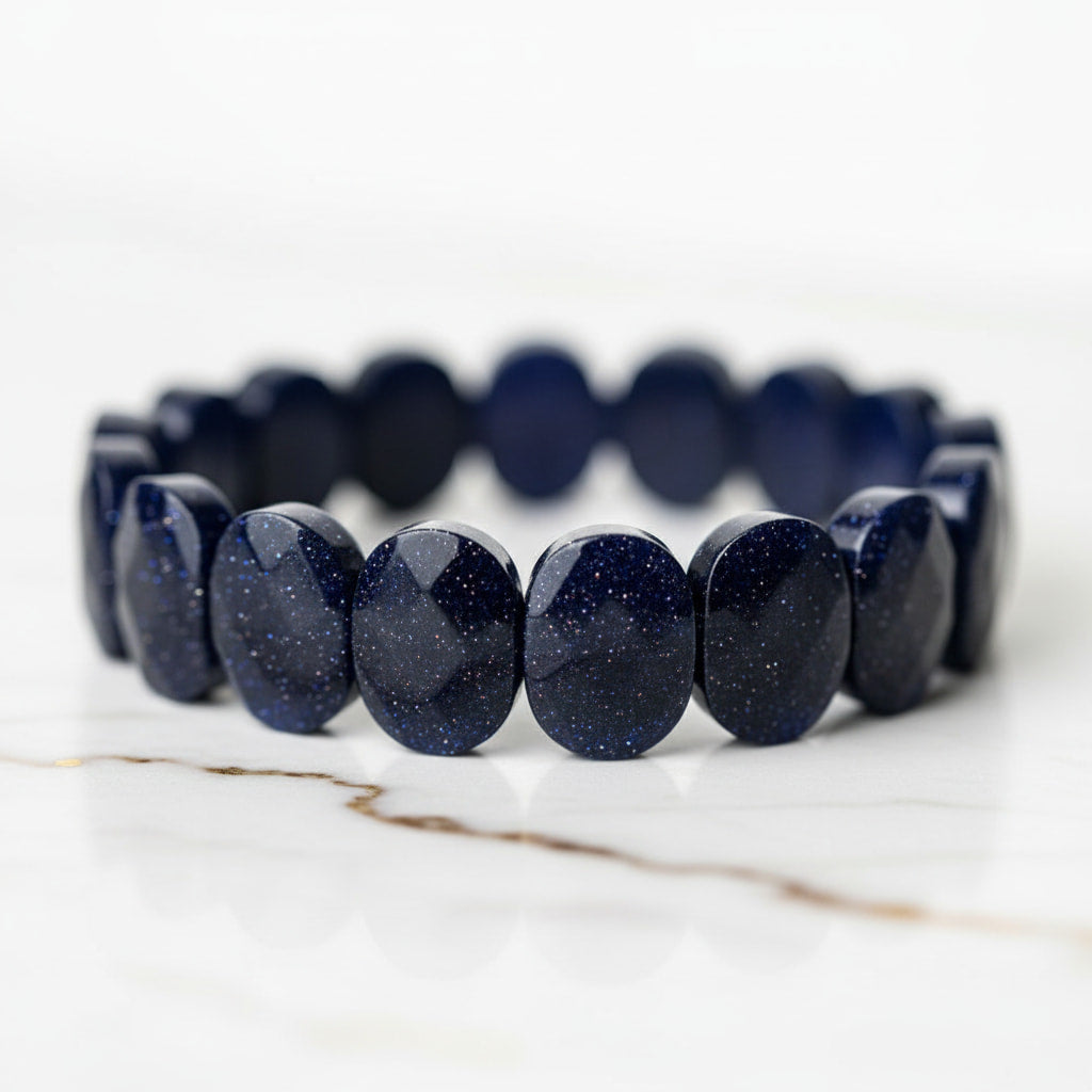 Blaufluss Armband – Facettiertes Funkeln CrystalScents