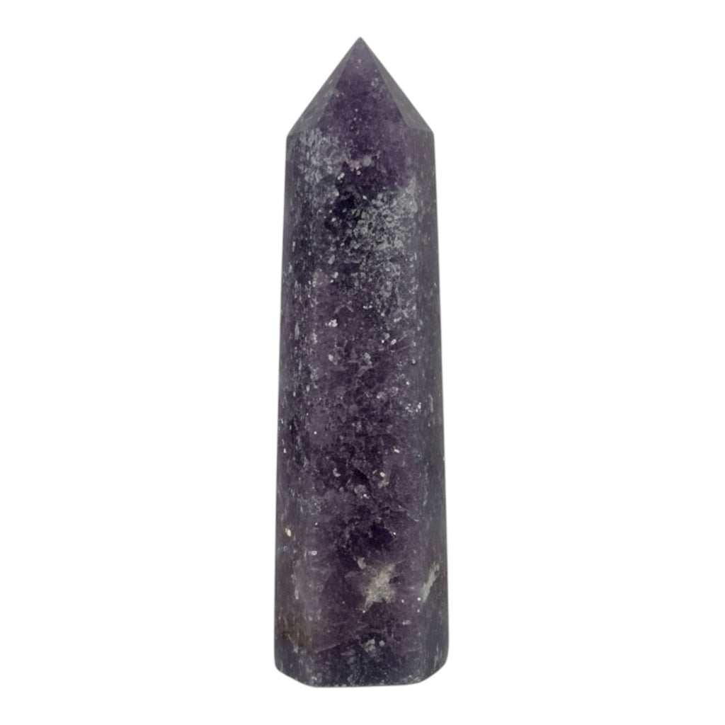 Lepidolith Obelisk – Magie & Funkeln CrystalScents