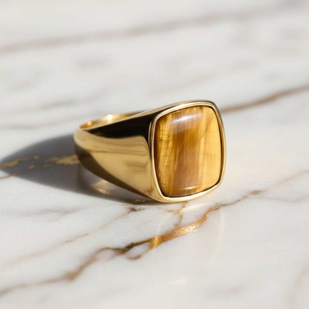 Tigerauge Ring – ausdrucksstarkes Schmuckstück CrystalScents