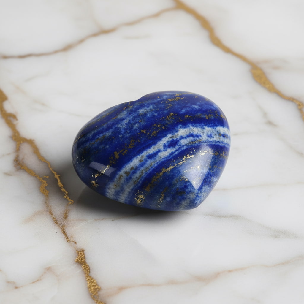 Mini Lapislazuli Herz - Tiefblaue Kleinigkeit CrystalScents