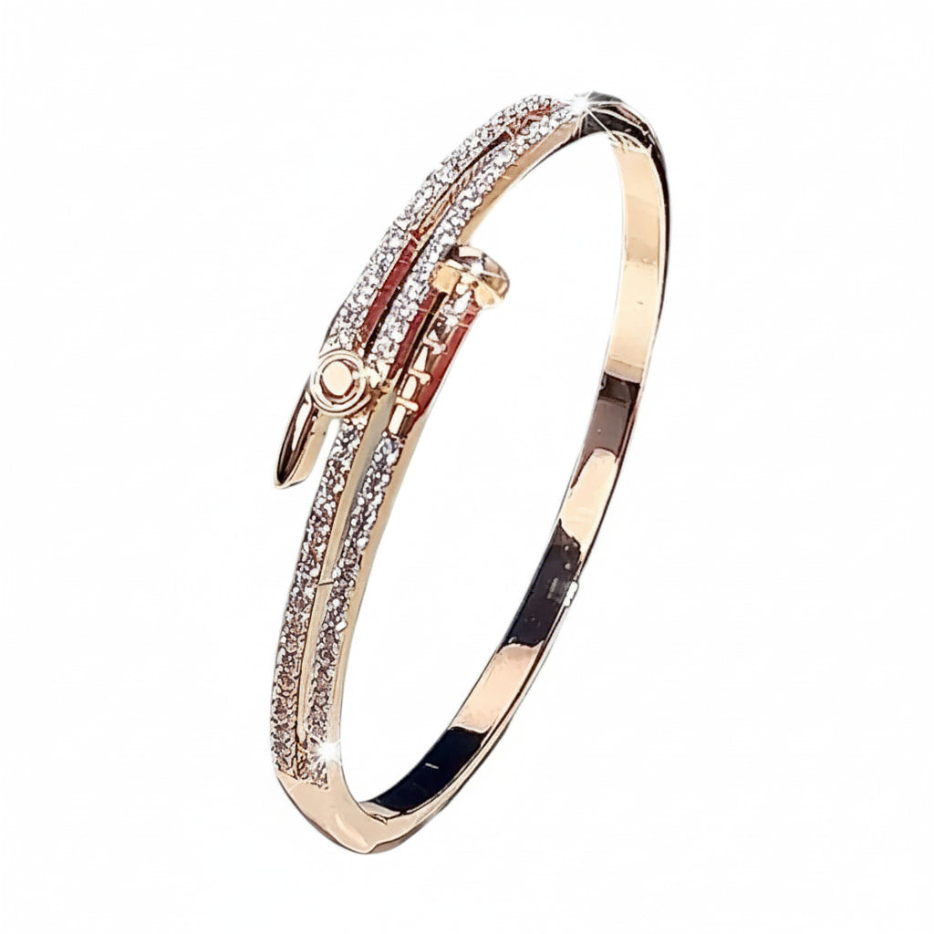 Armband Roségold – Funkelndes Nagel Design CrystalScents