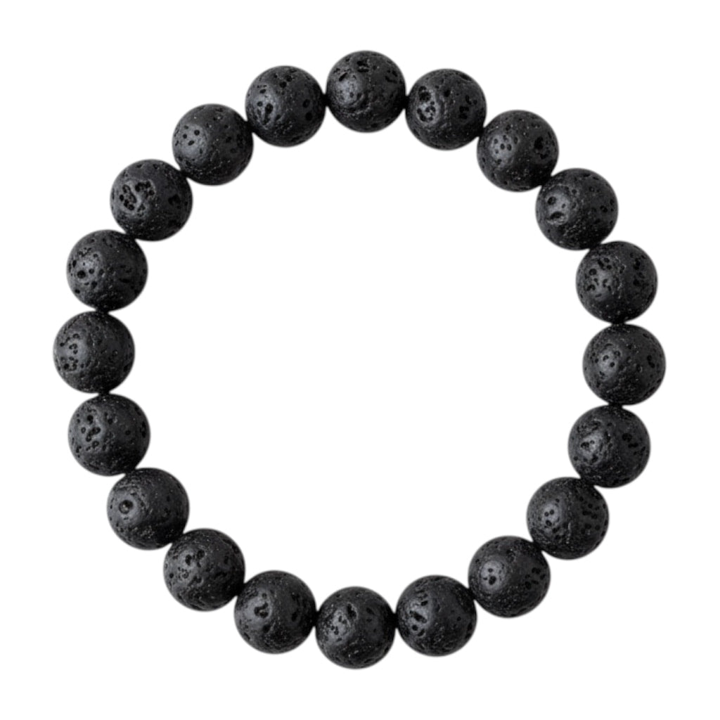 Vulkanstein Kugelarmband - Erdung & innere Stärke CrystalScents
