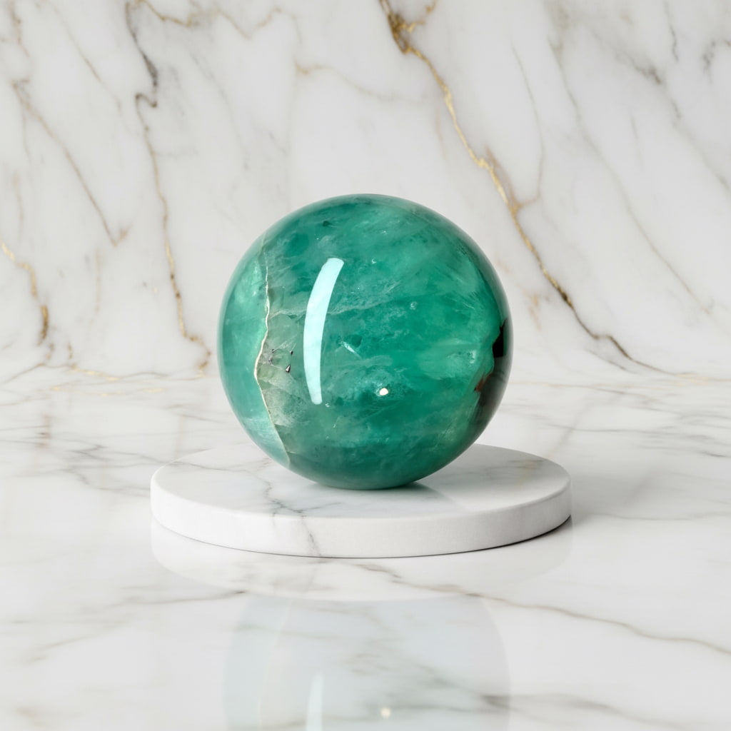 Fluorit Kugel – Leuchten & Strahlen CrystalScents