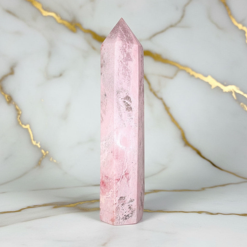 Opalit Obelisk – Energie & Ausgleich CrystalScents
