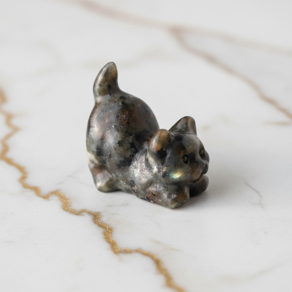 Labradorit Katze – Schillernde Farbreflexe CrystalScents