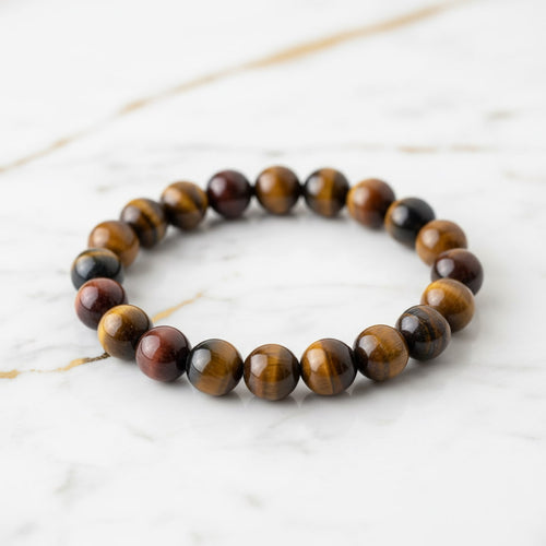 Tigerauge Kugelarmband - Schützender Begleiter CrystalScents