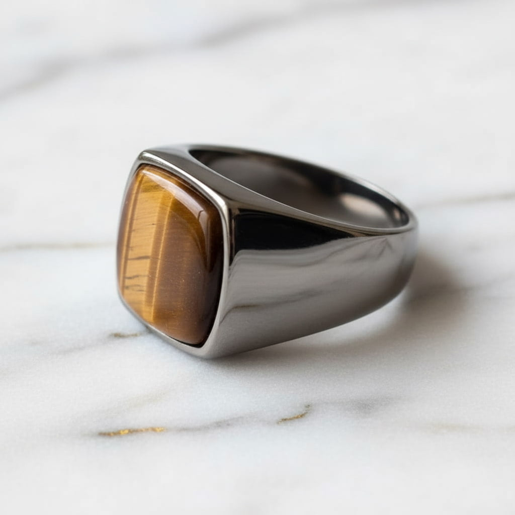 Tigerauge Ring – Ausdrucksstarkes Schmuckstück CrystalScents