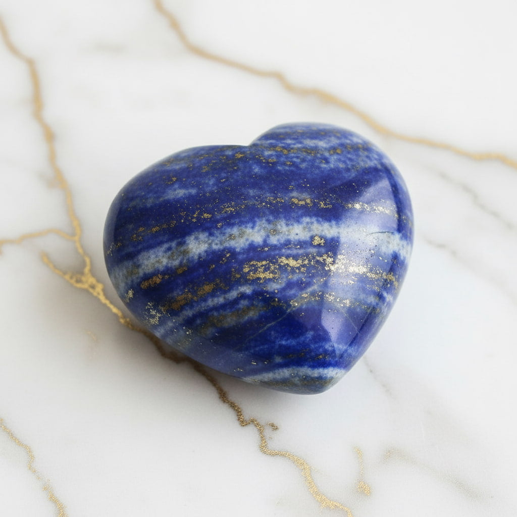 Mini Lapislazuli Herz - Tiefblaue Kleinigkeit CrystalScents