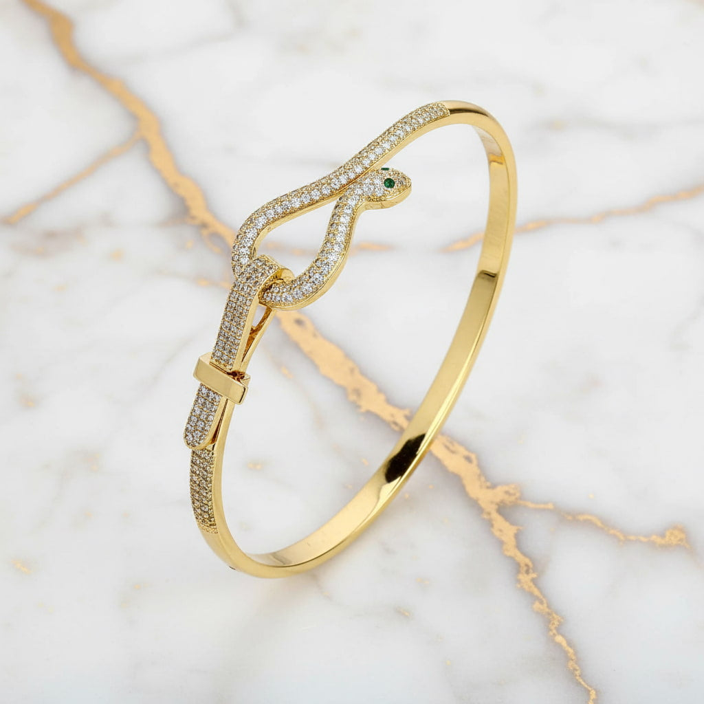 Armband Gold – Stilvolle Schlangen Form CrystalScents