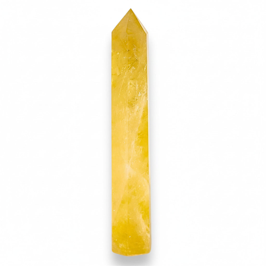 Citrin Obelisk – Dekoratives Highlight & Energie CrystalScents