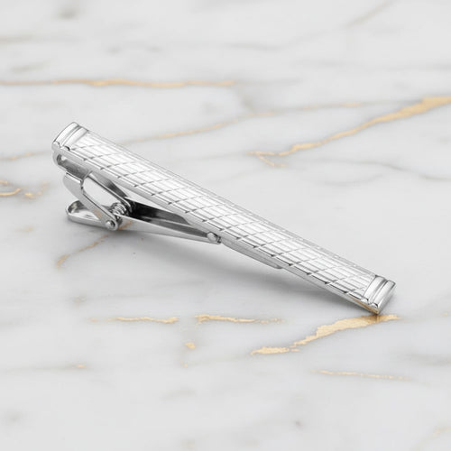 Krawattenklammer in Silber - schlicht & elegant CrystalScents
