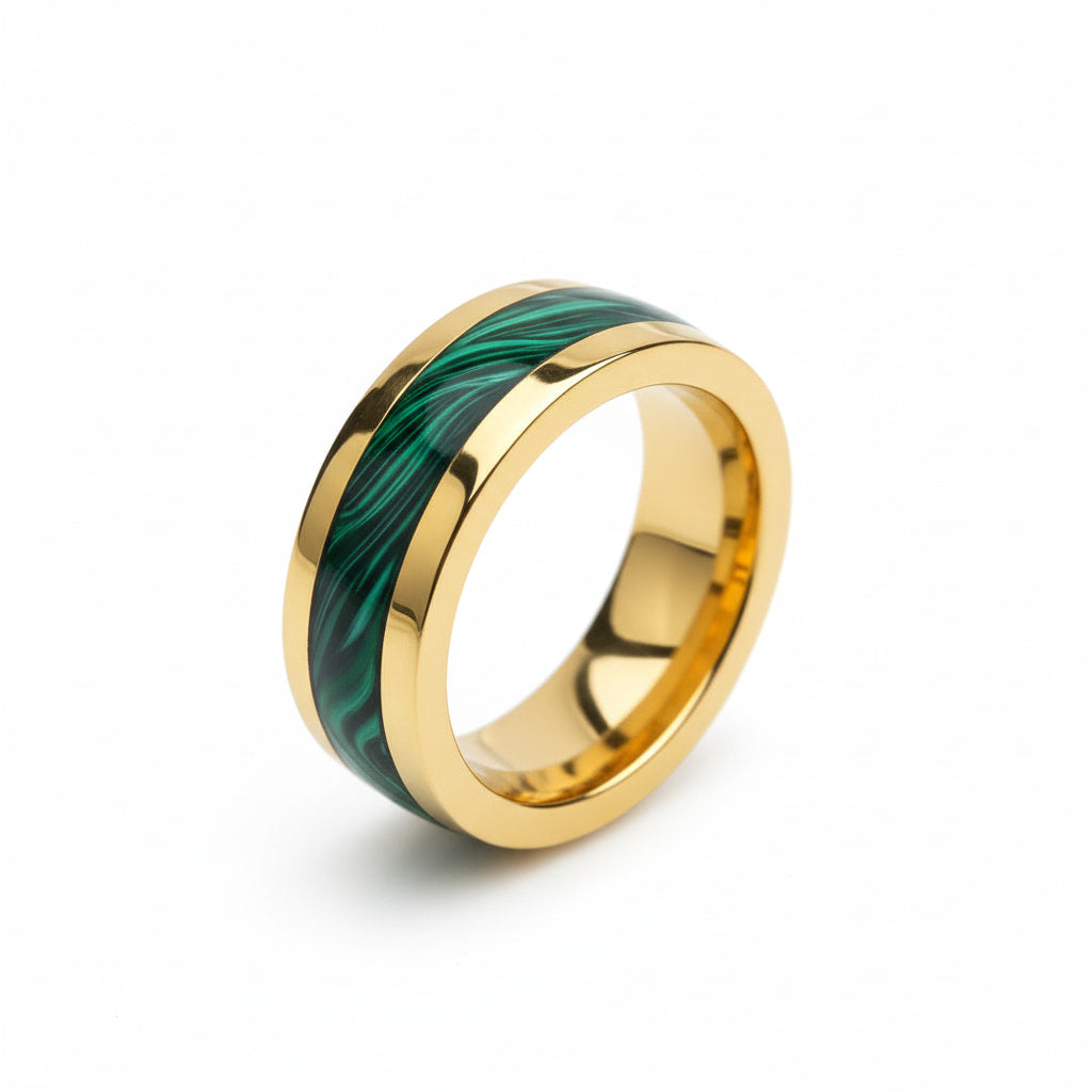 Ring mit Grün-Design – für ausdrucksstarke Akzente CrystalScents