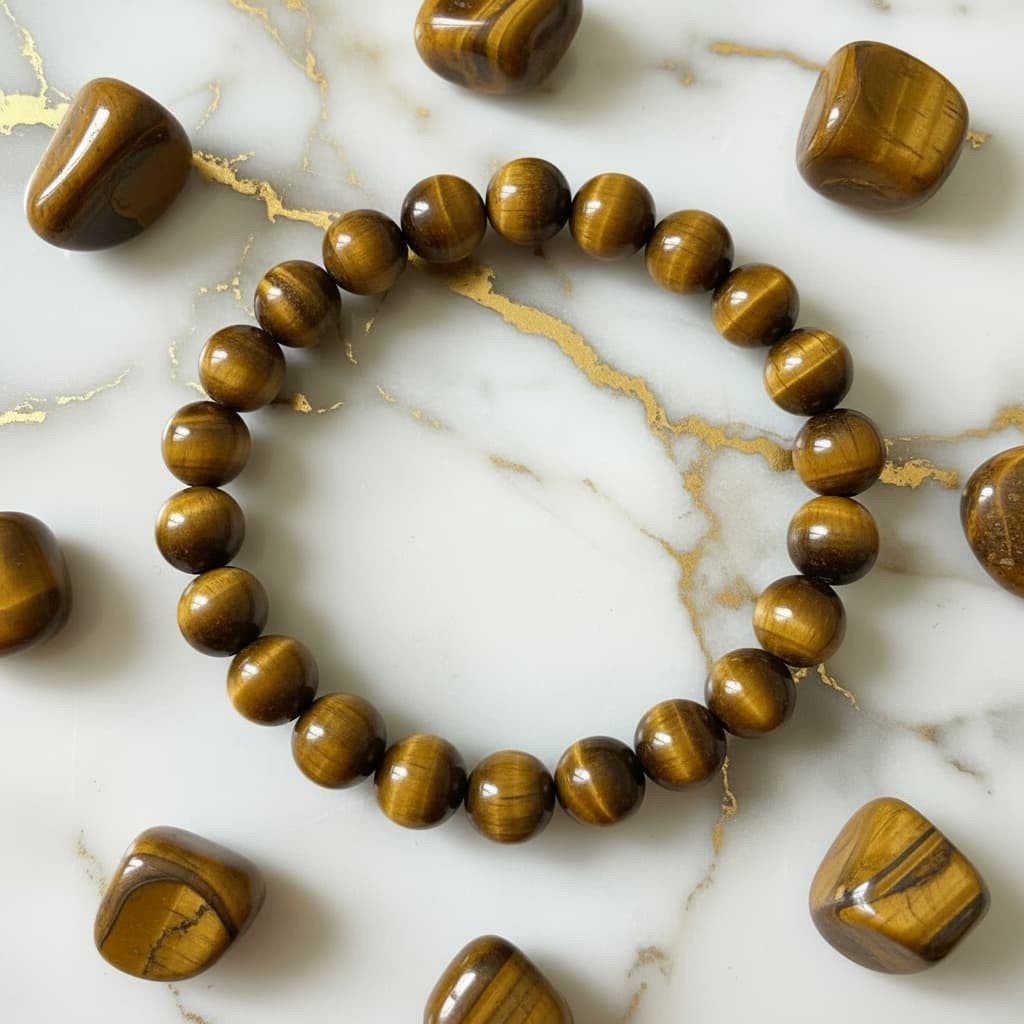 Tigerauge Kugelarmband – für Mut und Ausdauer CrystalScents