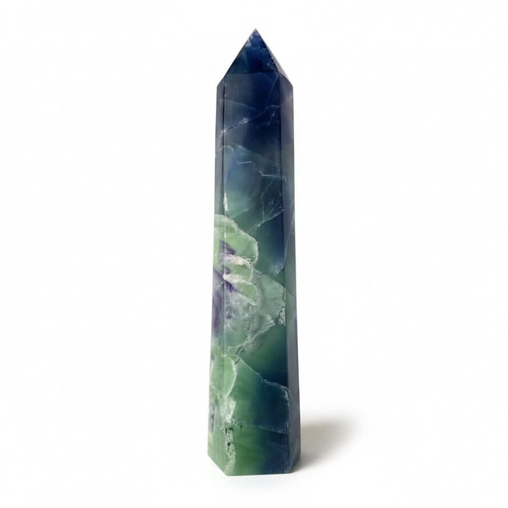 Fluorit Obelisk – Dekorativer Kristall fürs Zuhause CrystalScents