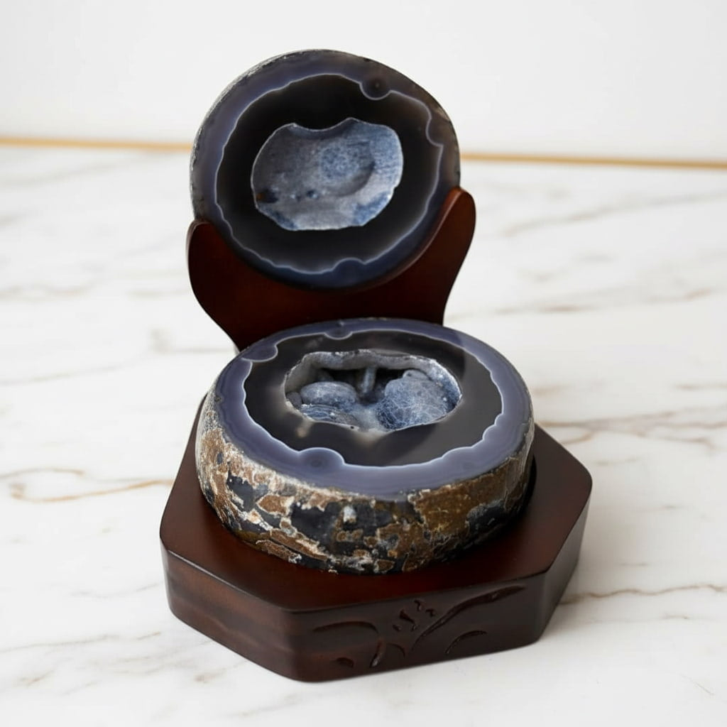 Achat Truhe auf dekorativer Basis CrystalScents