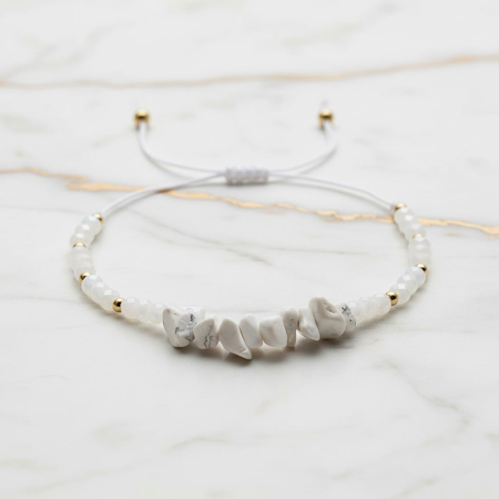 Howlit Schutzarmband – Innere Ruhe & Ausgeglichenheit CrystalScents