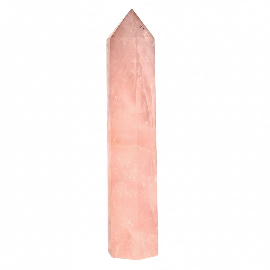 Rosenquarz Obelisk – Harmonisches Highlight CrystalScents