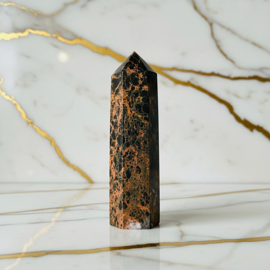 Jaspis Obelisk – Erdung & Schutz CrystalScents