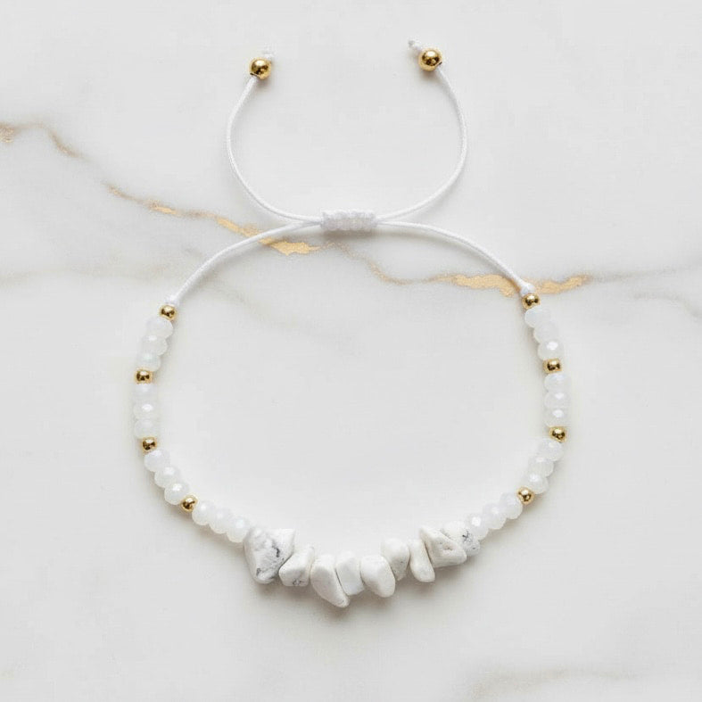 Howlit Schutzarmband – Innere Ruhe & Ausgeglichenheit CrystalScents