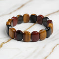 Tigerauge Armband - Dreifarbige Kombination CrystalScents