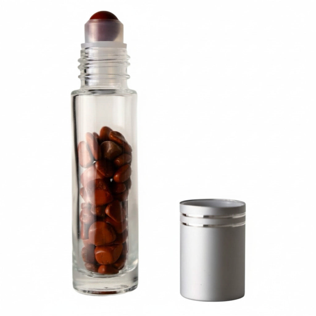 Roter Jaspis Ölroller – Handlich & Natürlich CrystalScents
