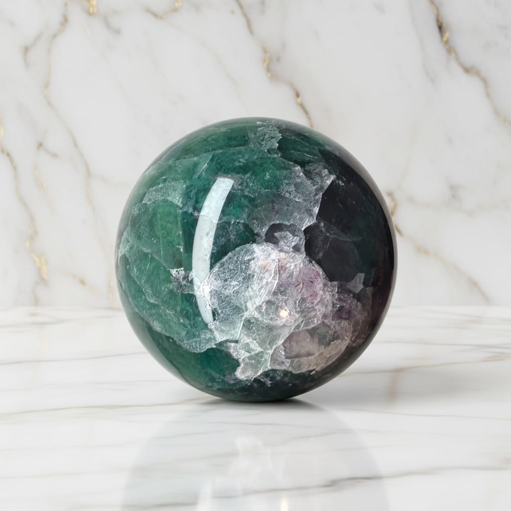 Fluorit Kugel – Intensives Naturjuwel CrystalScents