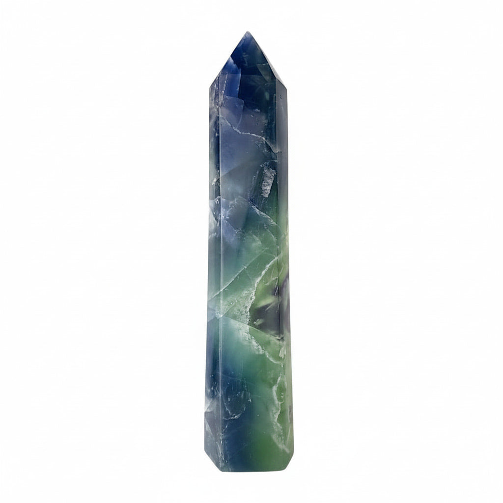 Fluorit Obelisk – Dekorativer Kristall fürs Zuhause CrystalScents