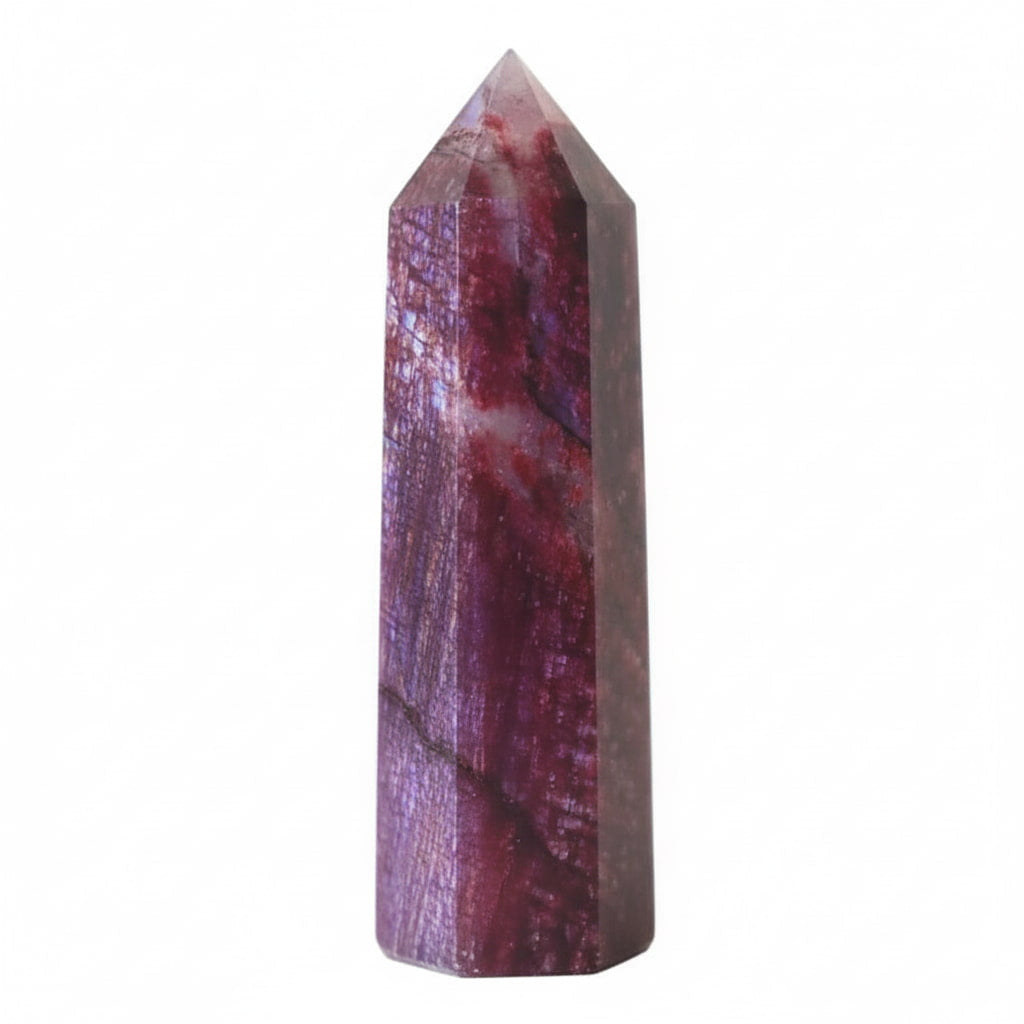 Roter Mondstein Obelisk - Schimmernd & Stark CrystalScents