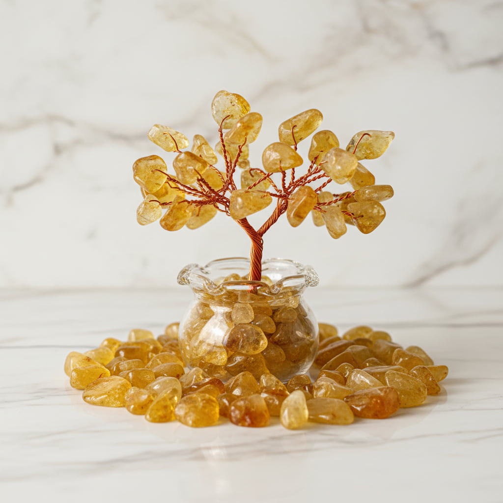 Mini Citrin Baum - Sonnige Erinnerungen CrystalScents